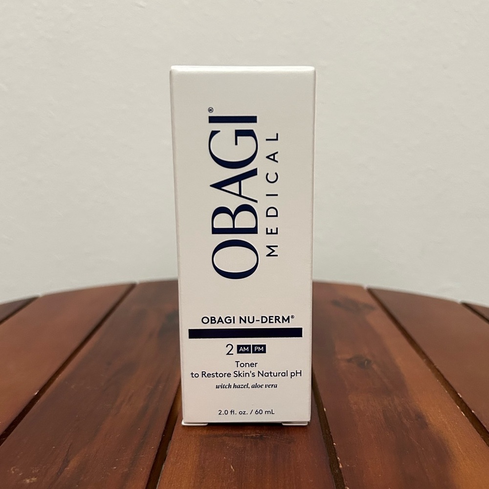 Obagi Nu-Derm 2 AM-PM Skin Toner Travel Size 2 fl oz